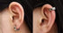 316L Surgical Steel Clip On Men Women Hypoallergenic Non-piercing Hoop Earrings